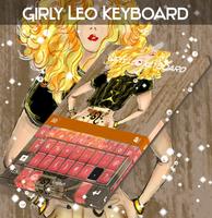 Girly Leo Teclado Cartaz
