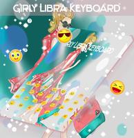 Girly Libra Keyboard 스크린샷 1