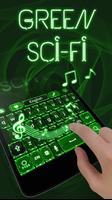 Green Scifi GO Keyboard Theme screenshot 3
