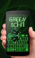 Green Scifi GO Keyboard Theme screenshot 1