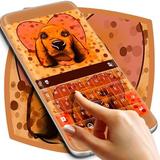 Cute Dog Keyboard Theme simgesi