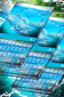 Tema do teclado Dolphins Cartaz