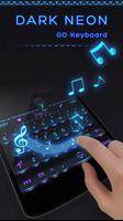 Dark Neon GO Keyboard Theme screenshot 2
