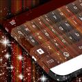 Dark Red Pattern Keyboard