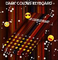 Cores escuras Keyboard imagem de tela 1