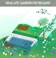 Teclado de Jardim Delicado Cartaz