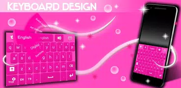 Keyboard Pink Design