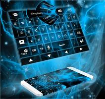 Energetic Flow Keyboard Affiche