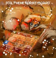 Tema de Fox para Keyboard Cartaz