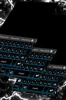 Fancy Neon Keyboard Theme poster