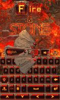 Fire & Stone GO Keyboard Theme screenshot 2