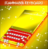 Teclado Inflamável Cartaz
