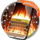 Burning Live Fire Keyboard aplikacja