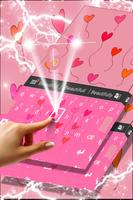 Floating Hearts Keyboard Theme screenshot 2