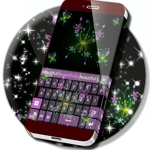 Floral Butterfly Keyboard