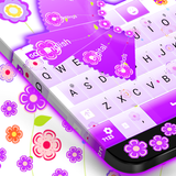 Teclado de flores