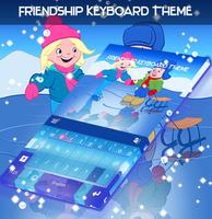 Friendship Keyboard Theme Affiche
