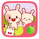 Kawaii Bunny GO Keyboard Theme APK