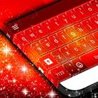 Red Texture Keyboard Theme icône