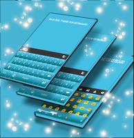 Pastel Blue Theme Keyboard screenshot 1