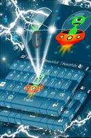 Tema alienígena para Keyboard imagem de tela 3