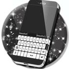 Keyboard Black and White Theme Zeichen