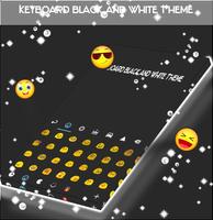 برنامه‌نما Keyboard Black and White Theme عکس از صفحه