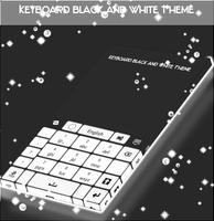 برنامه‌نما Keyboard Black and White Theme عکس از صفحه