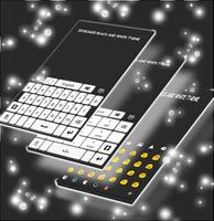 برنامه‌نما Keyboard Black and White Theme عکس از صفحه