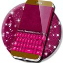 कीबोर्ड का रंग नए गुलाबी APK