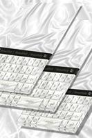 White Velvet Keyboard Theme poster