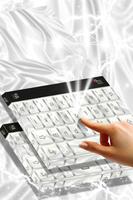 White Velvet Keyboard Theme screenshot 1