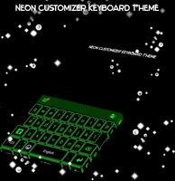 Neon Customizer Keyboard Tema poster