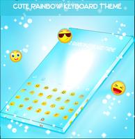 Cute Rainbow Keyboard Theme screenshot 1