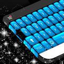 APK Neon Blue Keypad Theme