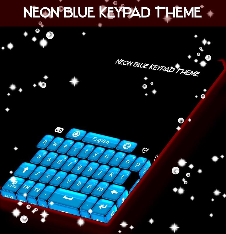 Neon Blue Keypad Theme for Android - APK Download