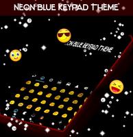 Neon Blue Keypad Theme screenshot 1