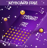 Keyboard Free Purple Theme 스크린샷 2