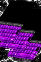 Purple Theme Keyboard الملصق
