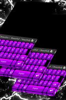 Purple Theme Keyboard poster