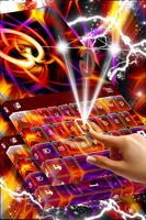 Purple Flames Keyboard Theme Ekran Görüntüsü 1