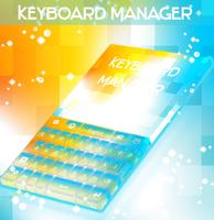 Gerente Keyboard Skin Cartaz