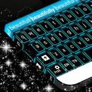 APK Neon Blue Keyboard Themes