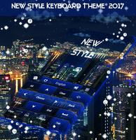 New Night Style Keyboard Theme penulis hantaran