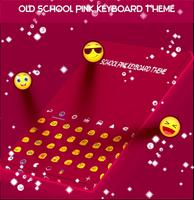 Old School Pink Keyboard Theme screenshot 1