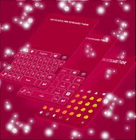 Old School Pink Keyboard Theme screenshot 2