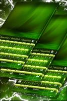 Dark Green Keyboard Theme poster