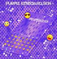 Purple Keyboard Skin اسکرین شاٹ 1