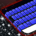 Blue and Black Keyboard Theme simgesi