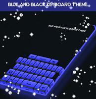 Blue and Black Keyboard Theme capture d'écran 3
